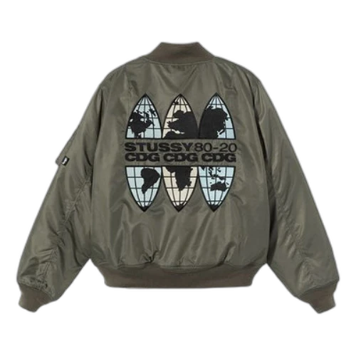 Stussy x COMME des GARCONS CDG Crossover MA1 Jacket 'Green'