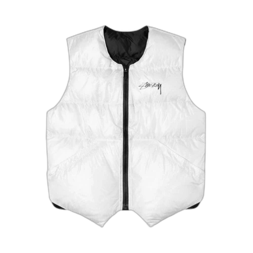Stussy Reversible Vest White/Black