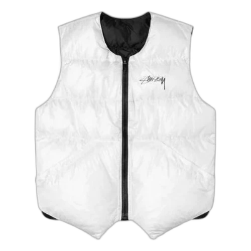Stussy x OL CDW Reversible Down Vest 'White Black'
