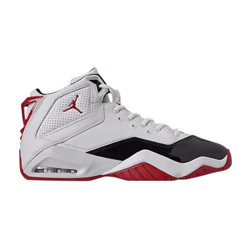 Jordan B'Loyal White Varsity Red Black