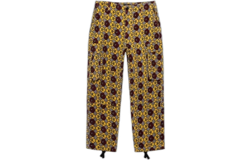 Stussy x Denim Tears Cord Cargo Pant Houndstooth 'Floral Print'