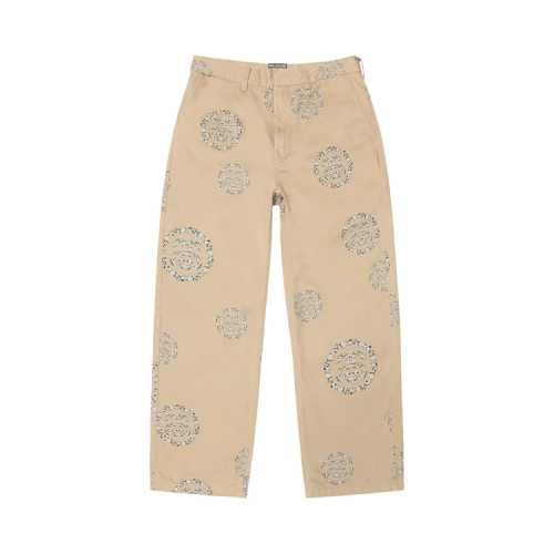 Stussy x Denim Tears SS Wreath Chino Pants 'Khaki'