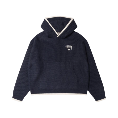 Stussy x Wales Bonner Cashmere Hoodie Navy