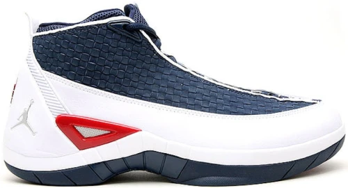 Jordan 15 SE White Navy Red