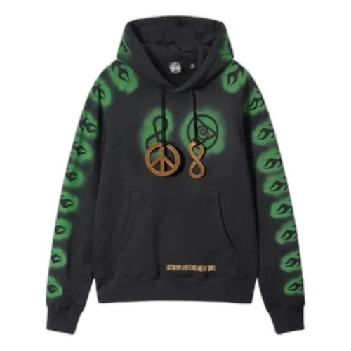 Stussy x Dries Van Noten Embroidered Hoodie 'Black'
