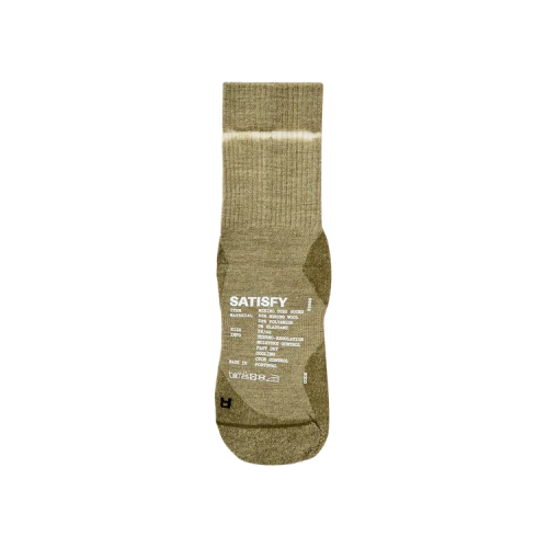 SATISFY Merino Nylon Tube Socks 'Tie Dye Covert Green'