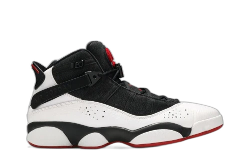 Jordan 6 Rings Black White Gym Red