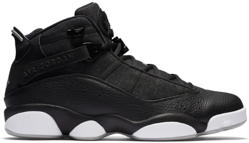 Jordan 6 Rings Black Matte Silver