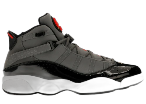 Jordan 6 Rings Smoke Grey Black Red Gold