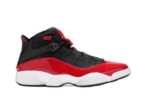 Jordan 6 Rings Black Gym Red White