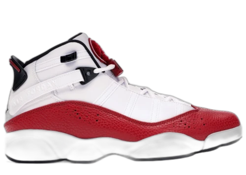 Jordan 6 Rings White University Red