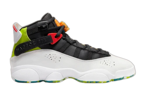 Jordan 6 Rings White Neon Green (GS)