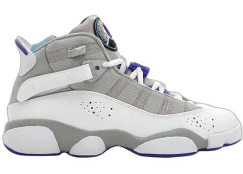 Jordan 6 Rings Medium Grey Vivid Blue (GS)
