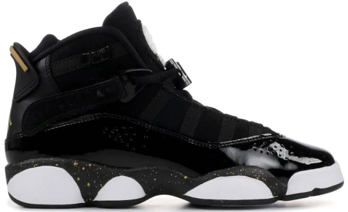 Jordan 6 Rings Black Metallic Gold White (GS)