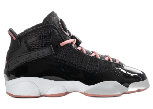 Jordan 6 Rings Black White Anthracite Rust Pink (GS)