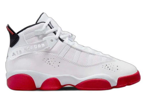 Jordan 6 Rings White University Red (GS)