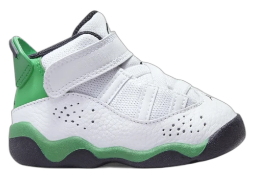 Jordan 6 Rings White Black Lucky Green (TD)