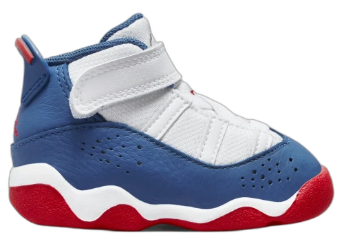 Jordan 6 Rings White University Red Light Steel Grey True Blue (TD)