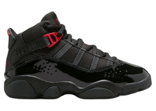 Jordan 6 Rings Black Anthracite Fire Red (PS)