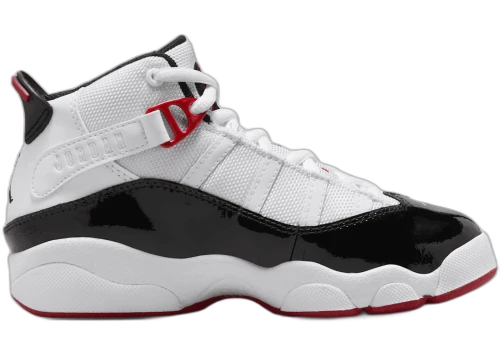 Jordan 6 Rings White Varsity Red Black (PS)