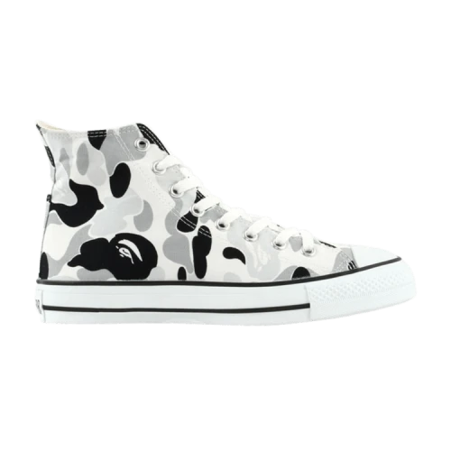 Converse A Bathing Ape x Chuck Taylor All Star Hi 'White Camo'