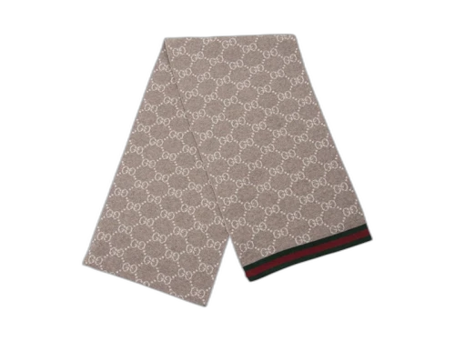 Gucci GG Reversible Scarf Grey