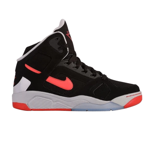 Nike Air Flight Lite High Black Red Grey