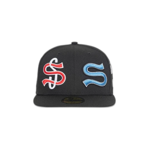 Stussy SS New Era Cap Black