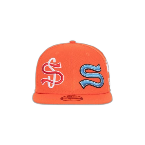 Stussy SS New Era Cap Orange