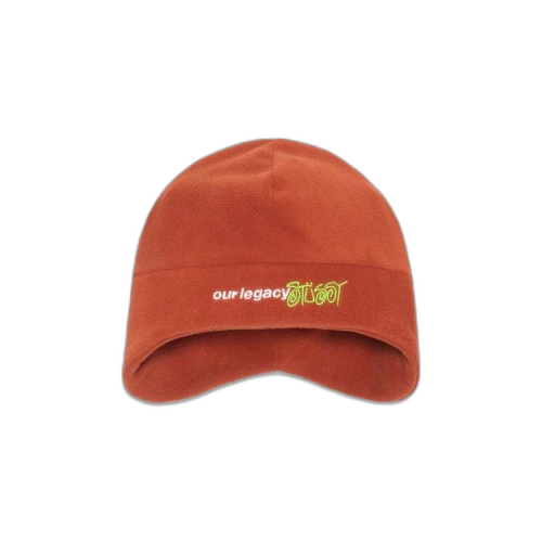 Stussy x Our Legacy Work Shop Polar Fleece Beanie 'Rust'