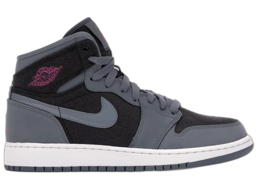 Jordan 1 Retro High Cool Grey Vivid Pink (GS)