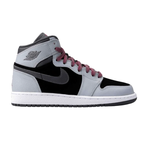 Air Jordan 1 Retro High Black Vivid Pink (GS)