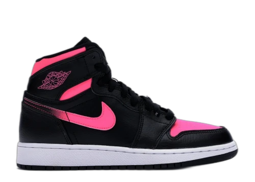 Jordan 1 Retro High Black Hyper Pink (GS)