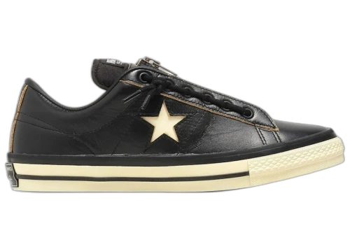 Converse One Star Zip Schott Black White