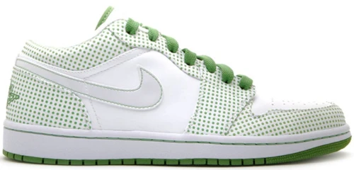 Jordan 1 Phat Low Polka Dot White Chlorophyll