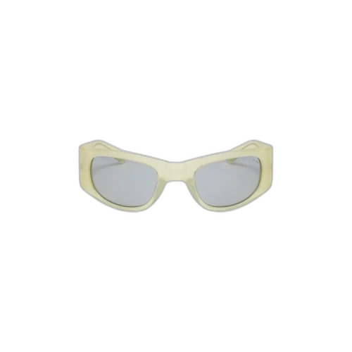Stussy Rene Sunglasses 'Matte Yellow/Light Grey'