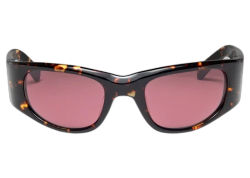 Stussy Rene Sunglasses Tortoise/Pink Lens