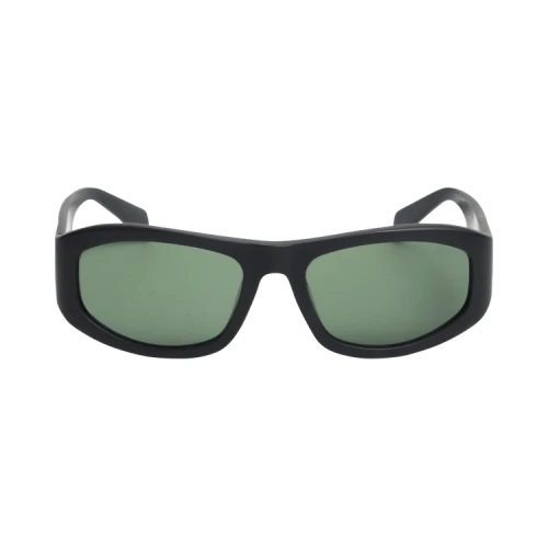Stussy Landon Sunglasses 'Matte Black/Green Lens'