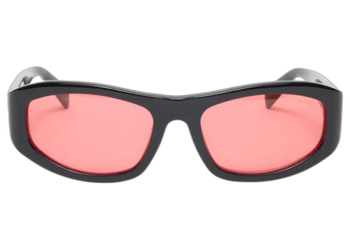 Stussy Landon Sunglasses Black/Crimson Red Lens
