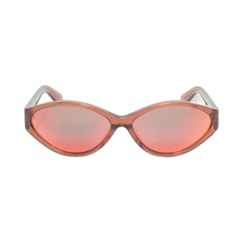 Stussy Yumi Sunglasses 'Transparent Brown/Solar Flare'