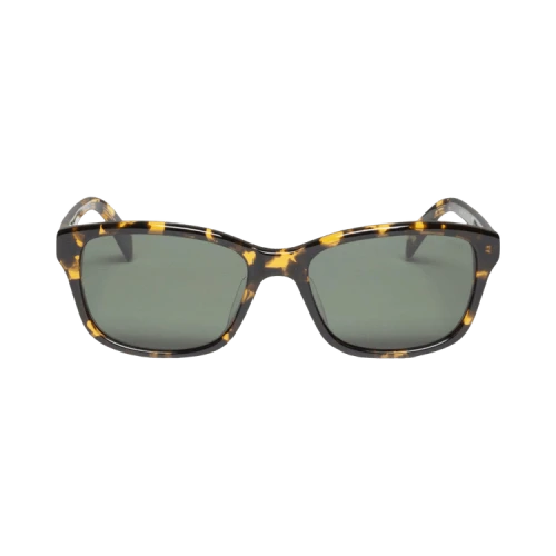 Stussy Alan Sunglasses 'Olive Tortoise/Green Lens'