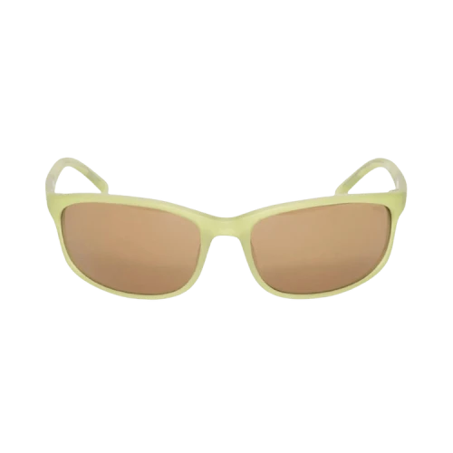 Stussy Julian Sunglasses 'Frost Lime / Brown Lens'