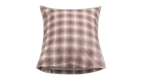 Stussy Tekla Percale Pillow Sham Red Plaid