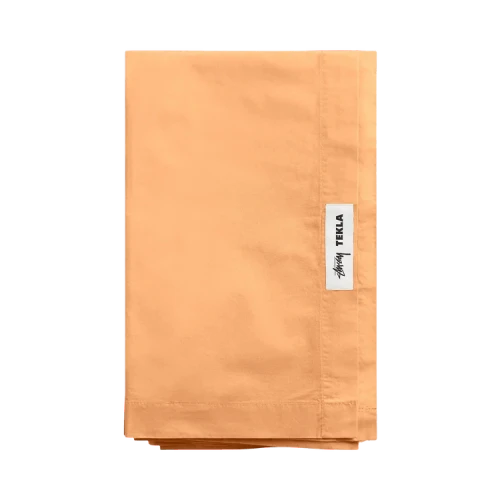 Stussy Percale Flat Sheet 'Apricot'
