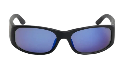 Stussy Mikey Sunglasses Rubber Black/Polarized Dark Blue Lens