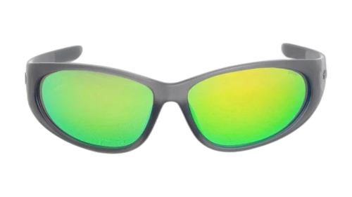 Stussy Adrian Sunglasses Frost Grey/Green Mirror Lens