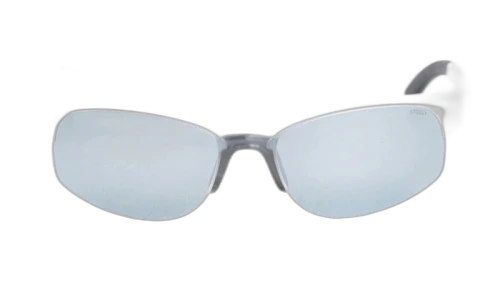 Stussy Hiro Sunglasses Frost Clear / Mirror Lens