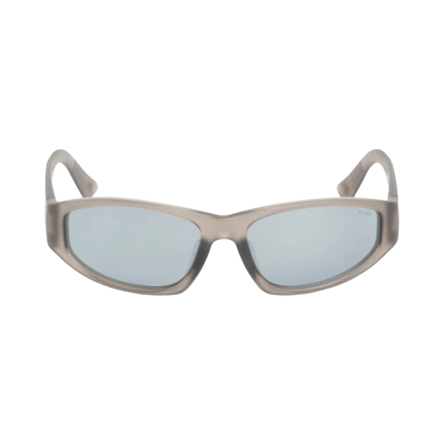 Stussy Leslie Sunglasses 'Frost Grey/Mirror Lens'