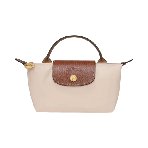 Longchamp Le Pliage Pouch Tote Beige