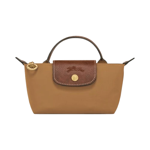 Longchamp Le Pliage Pouch Tote Beige